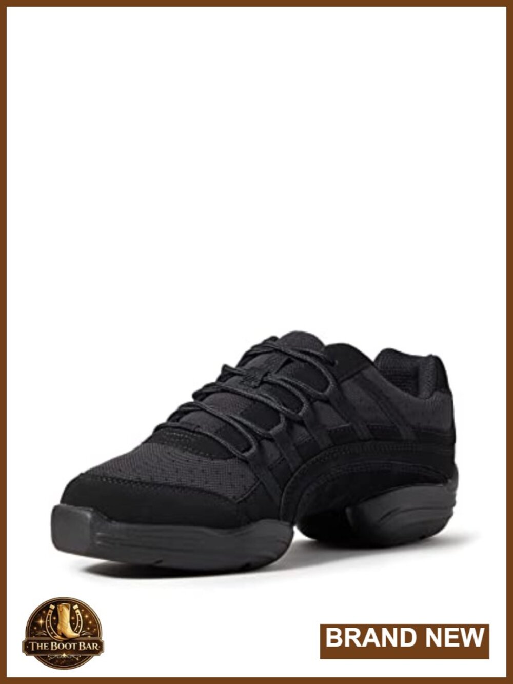 Women's Split-Sole Ballet Dance Shoes with PU Nubuck & Suede Upper